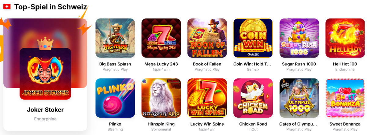 Spill og programvare på Hit’n’Spin Casino